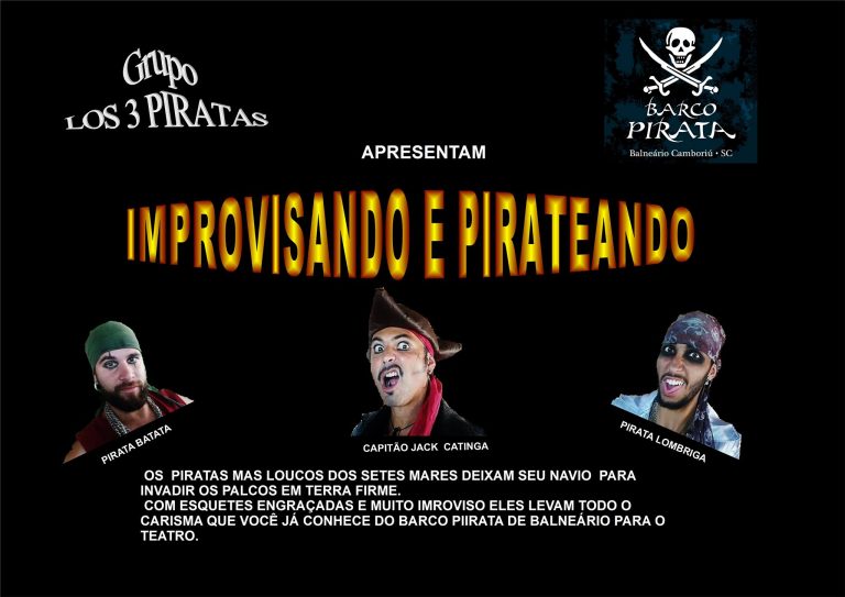 Teatro Municipal terá show gratuito com Los 3 Piratas nesta sexta-feira