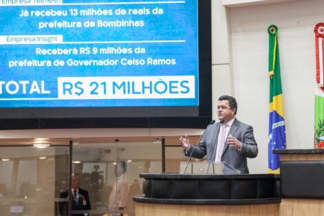 Deputado Naatz vai à justiça contra cobrança de TPA em Governador Celso Ramos