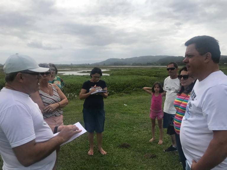 Presidente da Comissão de Turismo e Meio Ambiente da Alesc visita Complexo Lagunar do sul
