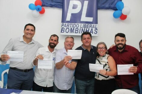 Partido Liberal tem adesão de 4 vereadores de Bombinhas