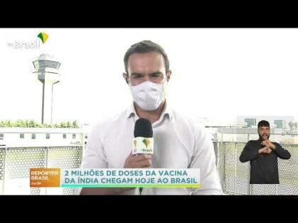 Vacinas contra a covid-19 chegam da Índia para apara a Fiocruz