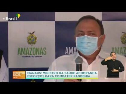 Ministro Pazuello participou da inauguração de enfermaria em Manaus