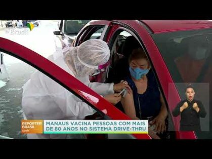 Manaus começa vacinação de maiores de 80 anos