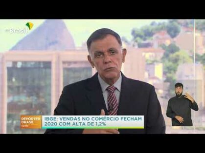 Comércio tem alta de 1,2% em 2020 no Brasil, segundo IBGE