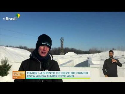 Inverno no hemisfério norte proporciona experiências com a neve aos visitantes