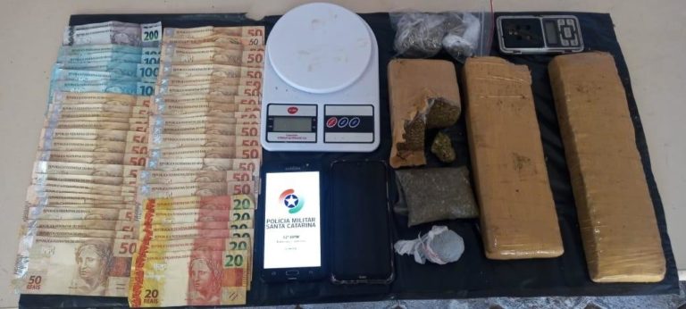 Empreendedor do Tele entrega de drogas é preso e tem seu comércio ilícito fechado pela polícia em Balneário Camboriú