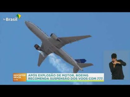 Boeing recomenda suspensão do uso de aeronaves 777 em aeroportos