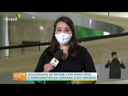 Pandemia foi tema de reunião do Bolsonaro com presidentes do Congresso