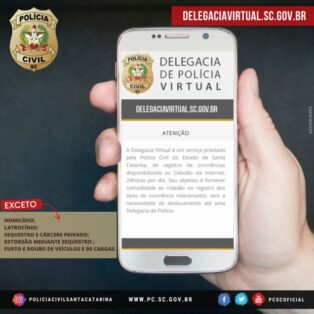 Polícia Civil reforça importância do registro de boletim de ocorrência online