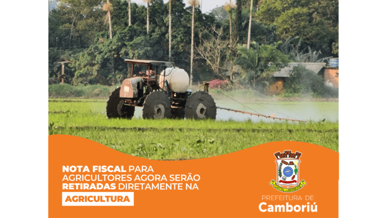 Nota fiscal para agricultores agora serão retiradas diretamente na Agricultura