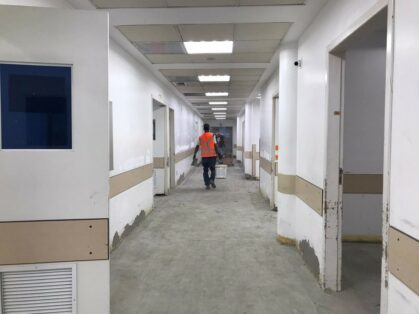 Saúde em Obras: Governo do Estado avança na reforma da emergência do Hospital Celso Ramos