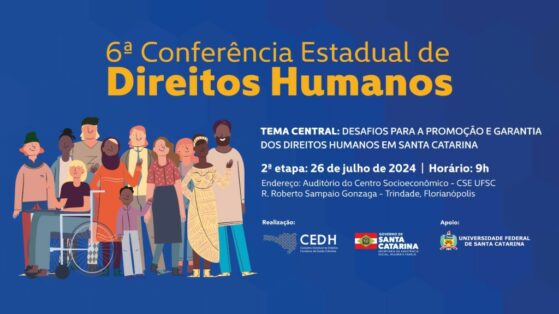 Segunda etapa da Conferência Estadual de Direitos Humanos é nesta sexta em Florianópolis