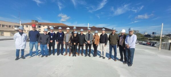 Saúde em Obras: Em Mafra, secretário visita avanço das obras da nova torre do Hospital São Vicente de Paulo