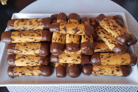 Receita em 5 Minutos! Biscoitos de Nata com Chocolate que Derretem na Boca