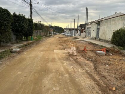 Ruas dos bairros Tabuleiro, Areias e Cedro receberão pavimentação asfáltica