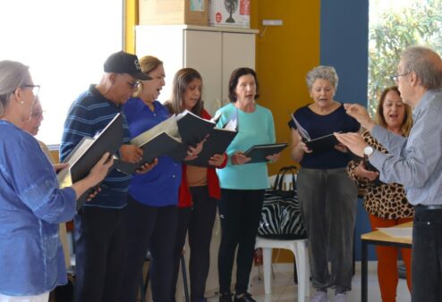 Udesc Cefid recebe inscrições em Florianópolis para coral do Grupo de Estudos da Terceira Idade