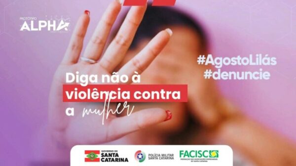 Agosto Lilás: cartilha em parceria com a PMSC oferece orientação e apoio a mulheres vítimas de violência