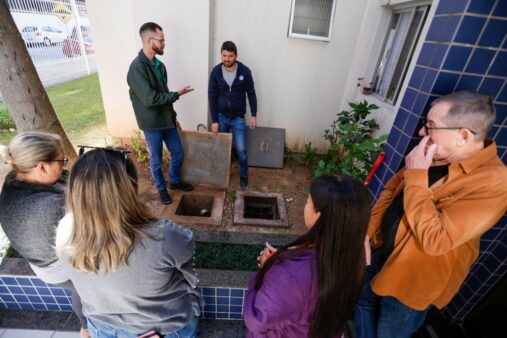 CASAN orienta sobre caixas de gordura em edifícios