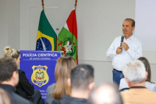 Jorginho Mello inaugura Posto de Identificação da Polícia Científica em Xanxerê