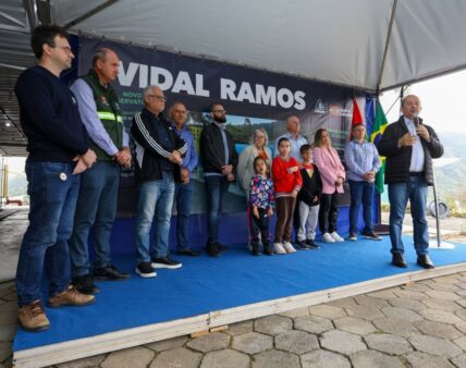 Governo do Estado e CASAN garantem mais segurança hídrica para Vidal Ramos com novo reservatório