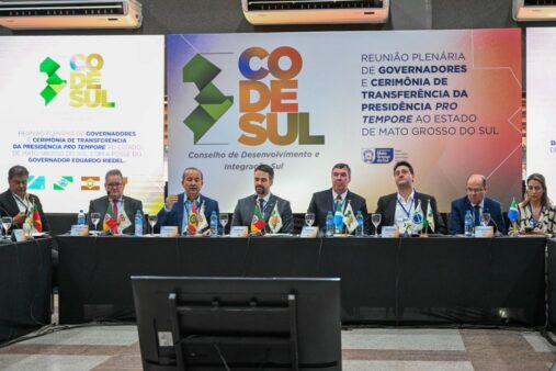 Em posse do Codesul, Jorginho Mello destaca integração das defesas civis para enfrentamento de emergências climáticas