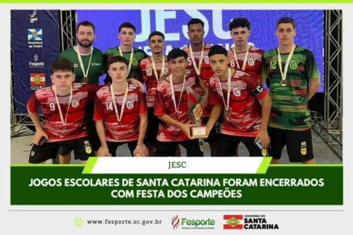 Jogos Escolares de Santa Catarina definem campeões de modalidades coletivas