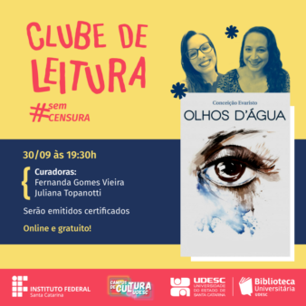 Clube de leitura da Biblioteca da Udesc debate “Olhos D’água”, de Conceição Evaristo