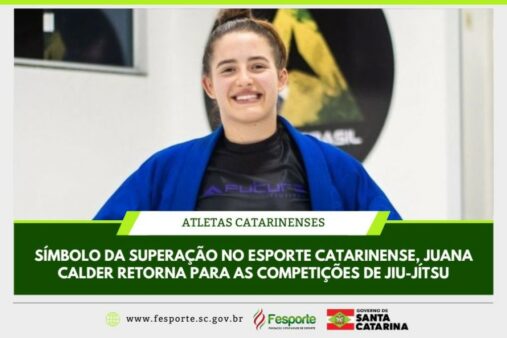 Recuperada de grave lesão, Juana Calder é vice-campeã do Floripa Open de Jiu-Jítsu