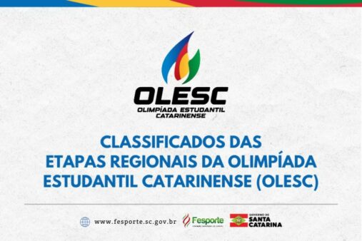 Olimpíada Estudantil Catarinense define todos os municípios classificados