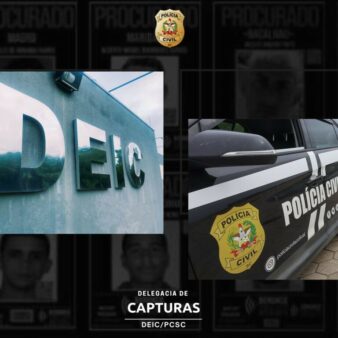 Polícia Civil prende em São José homem na lista dos mais procurados do estado e condenado a mais de 54 anos de prisão