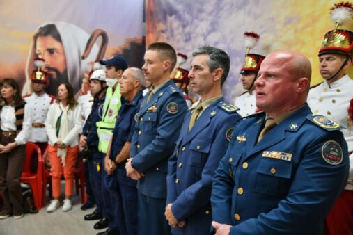 Missa marca início das comemorações de aniversário dos 98 anos do Corpo de Bombeiros Militar de SC