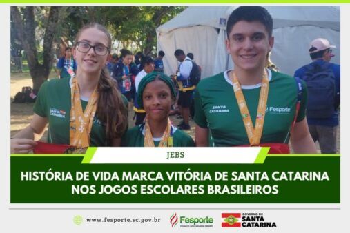 Atleta nascida no Haiti conquista título para Santa Catarina nos Jogos Escolares Brasileiros