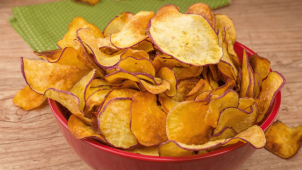 Chips de Batata Doce na Airfryer: Crocância e Sabor em Minutos