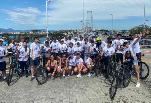 Campanha do BikeCefid+ recebe doações em unidade da Udesc em Florianópolis até o dia 16