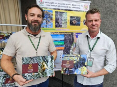 Epagri e Sebrae lançam dois livros sobre o mel de melato da bracatinga 