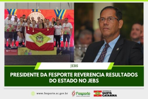 Presidente da Fesporte celebra semana de medalhas conquistadas nos Jogos Escolares Brasileiros