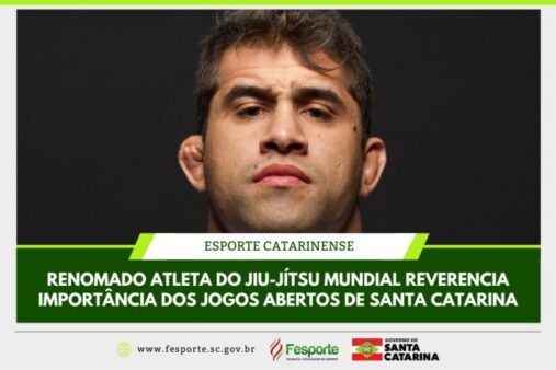 Henrique Cecconi destaca importância dos Jogos Abertos de Santa Catarina para o esporte brasileiro