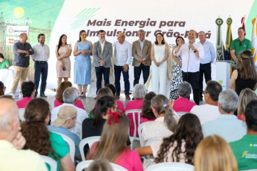 Jorginho Mello participa da inauguração de subestação de energia elétrica em Grão-Pará