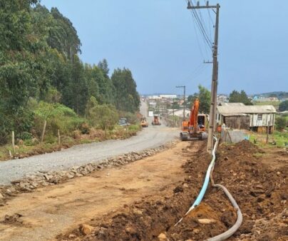 CASAN instala 1,2 km de novas redes de água em São Cristóvão do Sul