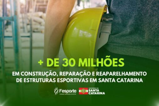 Investimentos da Fesporte no setor em Santa Catarina chegam a R$ 30 milhões