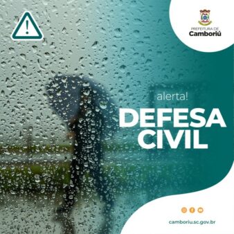 Defesa Civil de Camboriú alerta sobre os temporais no mês de outubro