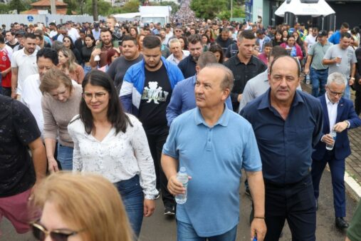 Governador participa da 47ª Romaria ao Santuário de Nossa Senhora Aparecida em Campos Novos