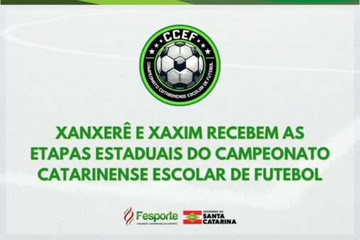 Fesporte realiza etapas estaduais do Campeonato Catarinense Escolar de Futebol (CCEF)