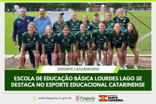 Instituição de ensino de Chapecó se destaca com a conquista de títulos no esporte eduacional de SC