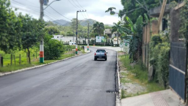 Terceiro trecho das obras da Estrada Geral do Rio do Meio está concluída