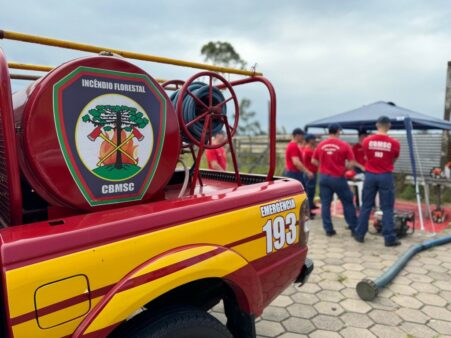 Bombeiros do batalhão de Criciúma realizam último treinamento operacional do ano