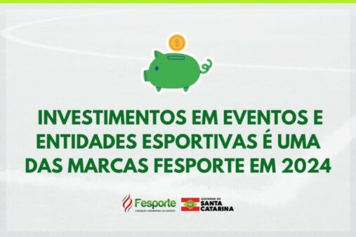 Investimentos em eventos esportivos é uma das marcas da Fesporte em 2024