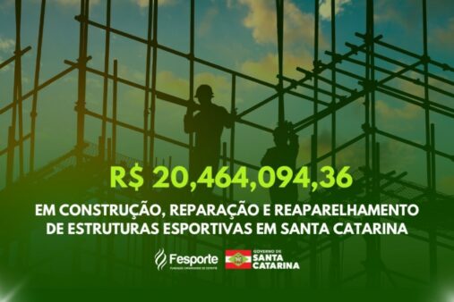 Estado investe mais de R$ 20 milhões em construção e reformas de ginásios por meio de projetos da Fesporte