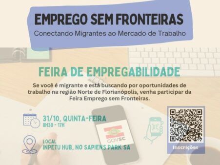 Emprego Sem Fronteiras: Sapiens Parque realiza feira para mostrar oportunidades de trabalho