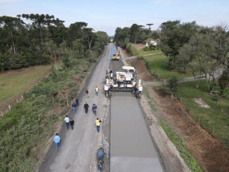 SC-477 entre Canoinhas e Monte Castelo tem pavimento rígido em mais de 20 quilômetros